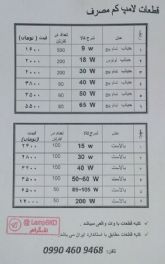 حراج قطعات لامپ کم مصرف
